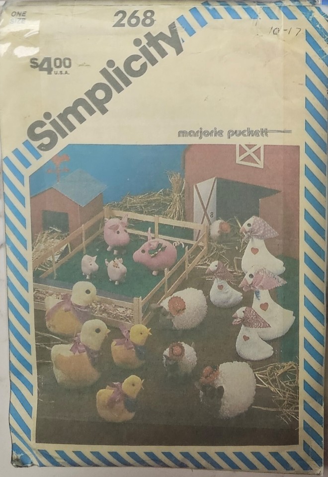 Simplicity Craft Sewing Patterns Dolls Plush Toys Home Decor Variety ...