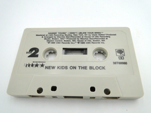 New Kids On The Block Single Cassette Tape Hangin Tough And Merry MerryChristmas - Picture 5 of 9
