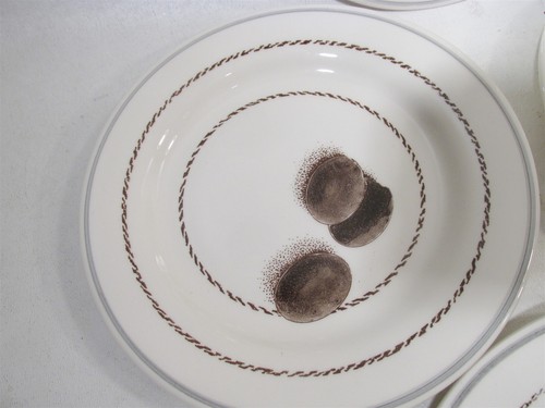 De Colección Gien France Faience China Garanti Set 6 Aceitunas Cóctel Canape Fiesta Platos - Imagen 5 de 7