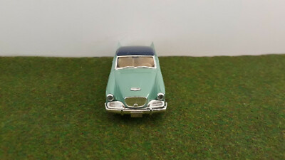 Modèle Réduit Studebaker Silver Hawk 1/43 Par Solido – Boîte Souple, Couleur Verte, Neuf