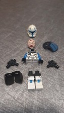 LEGO Captain Rex phase 2. minifig sw0450, set 75012, tiny crack under right arm 