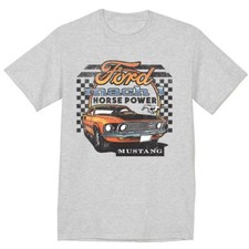 Ford T-shirt Mens Graphic Tees Clothing Accessories Mach 1 Horsepower Tee