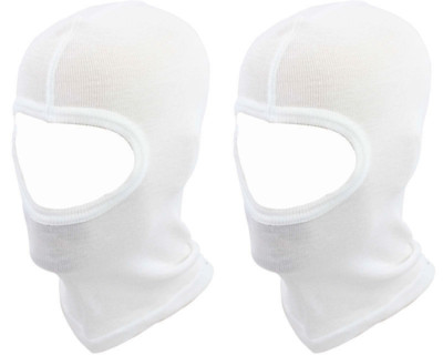 Weiße Race Sturmhaube x 2 Arai Bell Sparco Helme Einheitsgröße Top Qualität Go Kart