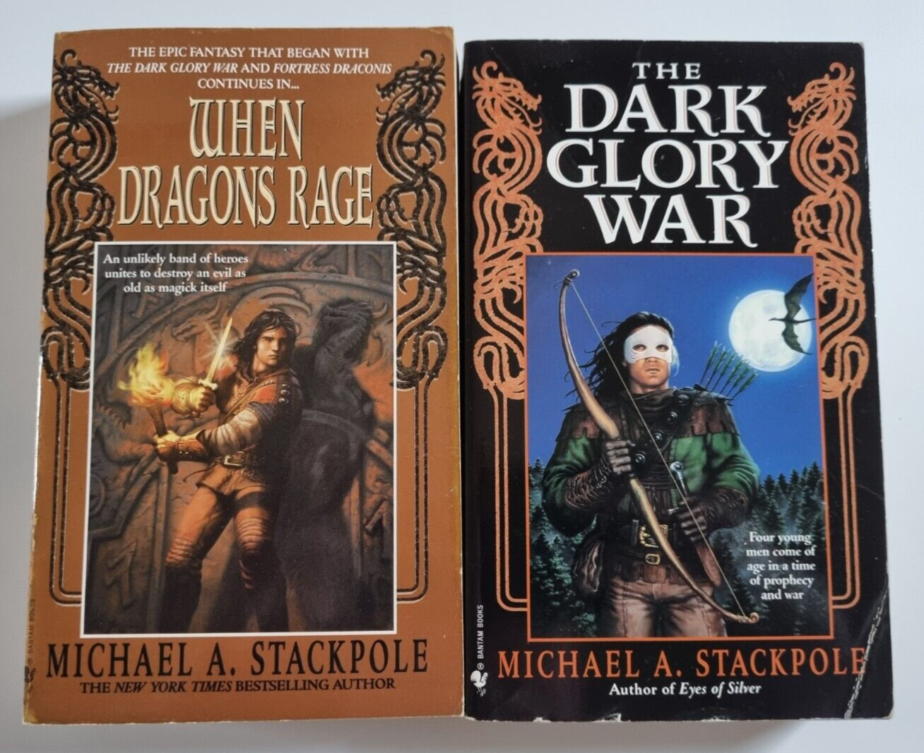 Michael A Stackpole When Dragons Rage The Dark Glory War 2 Fantasy Paperback