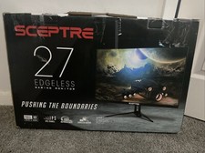 Sceptre E275B-FPT168 M27 Edgeless 27" Gaming Monitor 165Hz Refresh Black READ 