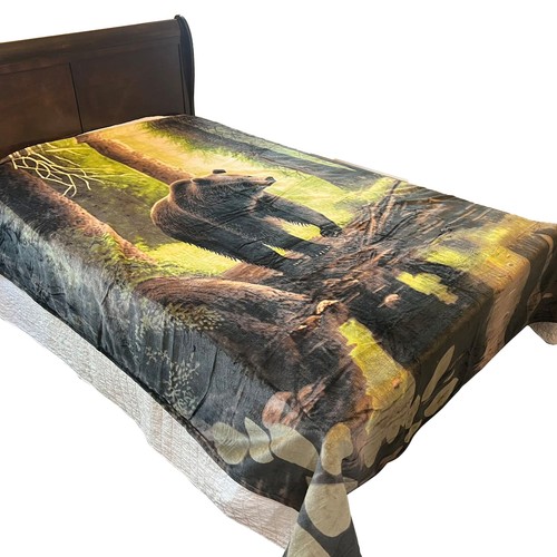 Animal Themed Large Flannel Blanket Super Large Heavyweight Plush All Season - Picture 32 of 44