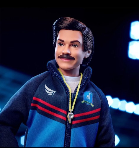 New Ted Lasso Barbie Collector Doll Football Coach Gold Label Jason Sudeikis - Picture 11 of 23