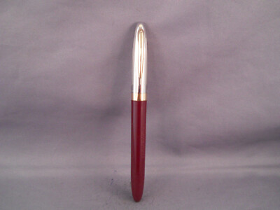Sheaffer Vintage White Dot l950's Sentinel Cap Ball Pen-new refill installed