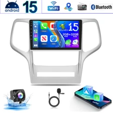 Android 15 Car Stereo Radio GPS Navi Carplay  For Jeep Grand Cherokee 2008-2013