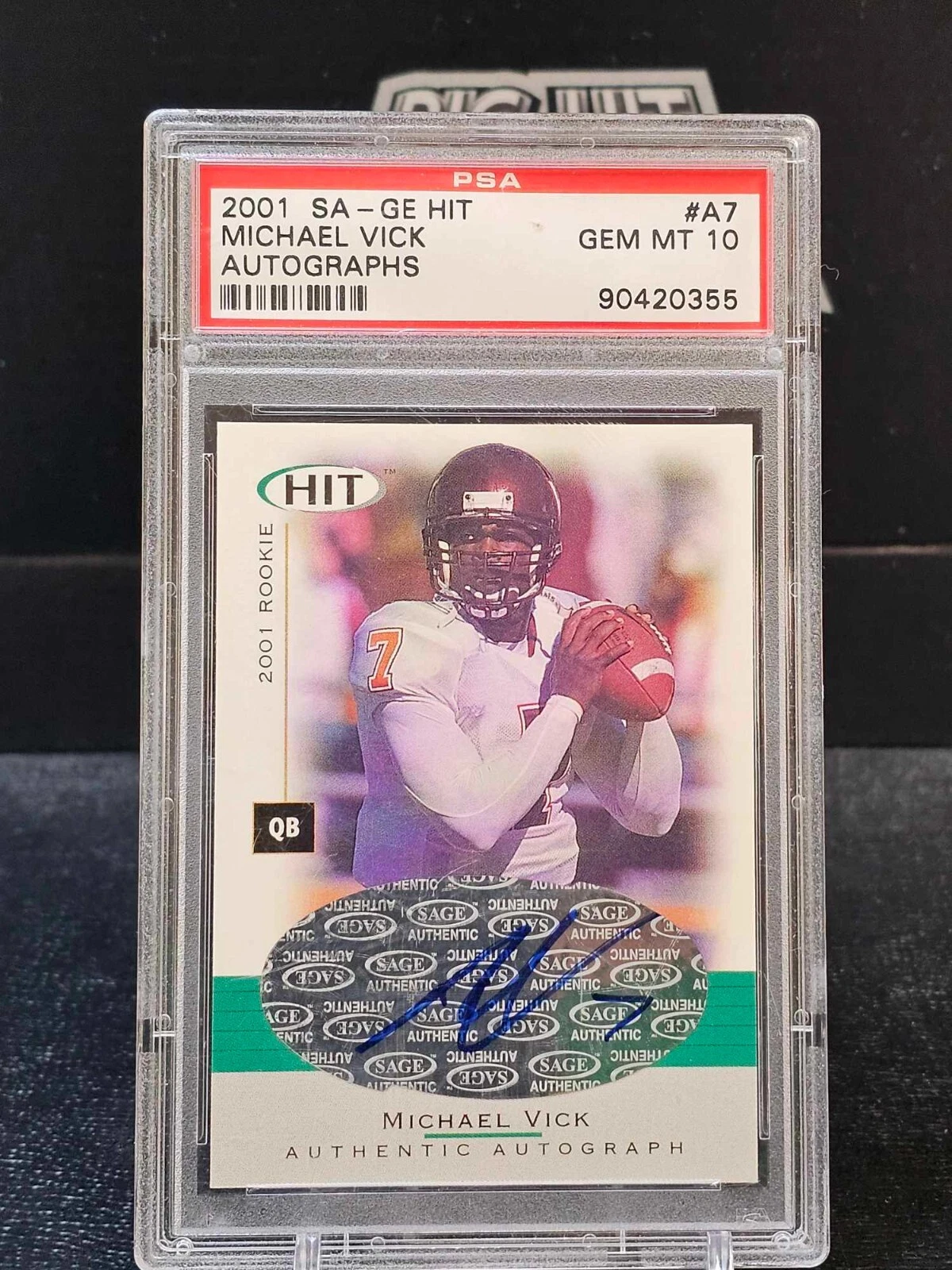 Michael Vick SA-GE Hit Autographs #A7 Base