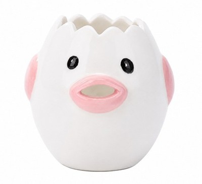 Ceramic Egg Separator Chicken Design Yolk White Divider Tool Kitchen Baking Tool