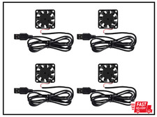 4 Pack USB Brushless Cooling Fan 40mm High Performance DC 4PCS, 5V USB 4010 