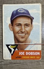 1953 Topps - Joe Dobson #5 CREASE FREE VG