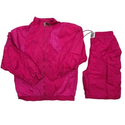 Vintage 90s Everlast Tracksuit size Small Pink 2 Piece Retro