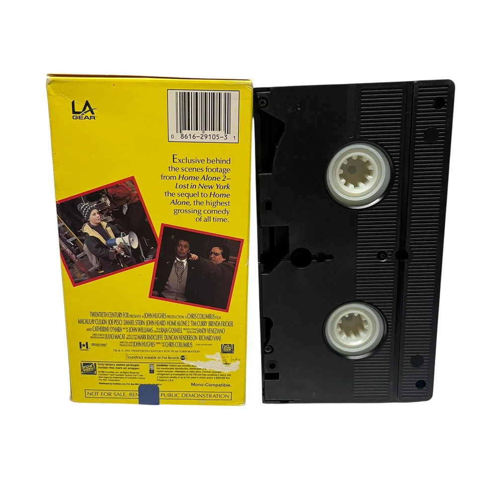 HOME ALONE 2 LOST IN NEW YORK BEHIND THE SCENES 1992 LA GEAR PROMOTION VHS V15 - Image 2 of 4