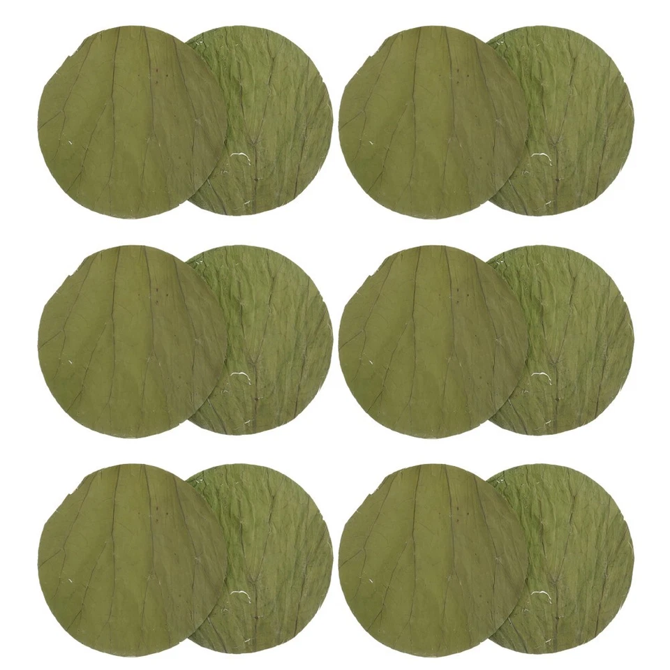  200 Stück Lotusblatt Sushi Teller Dim Sum Wrapper Asiatische Wickelblätter