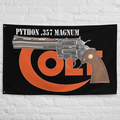 Colt Python .357 Magnum Flag