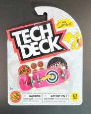 2025 Tech Deck The Simpsons x Santa Cruz Skateboards Homer Simpson In Pink 6/7🍩