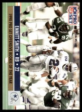 Emmitt Smith 1990 Pro Set #800 Offense Cowboys NFL READ FREE SHIP AutographDen