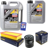 Inspektionskit Filter Liqui Moly ÖL 6L 5W-40 FüR Peugeot 807 E 2.2 Hdi 2.0 406