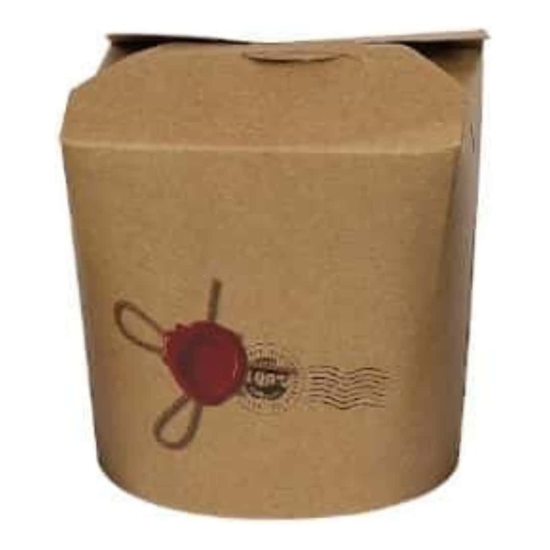 Take Away Food Box Sand 750 CC 50 Pcs - Food Packaging