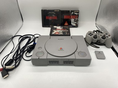 PlayStation 1 PS1 Console w/ Resident Evil Biohazard 3 set SCPH-7000 JP Ver.