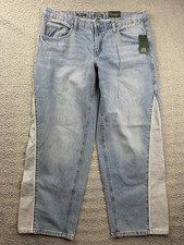 Wild Fable Jeans Womens 14 Blue 90s Relaxed Straight Mid Rise Rigid 31 Inseam
