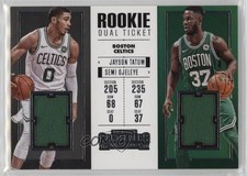 2017 Panini Contenders Rookie Ticket Dual Swatches Jayson Tatum Semi Ojeleye zn0