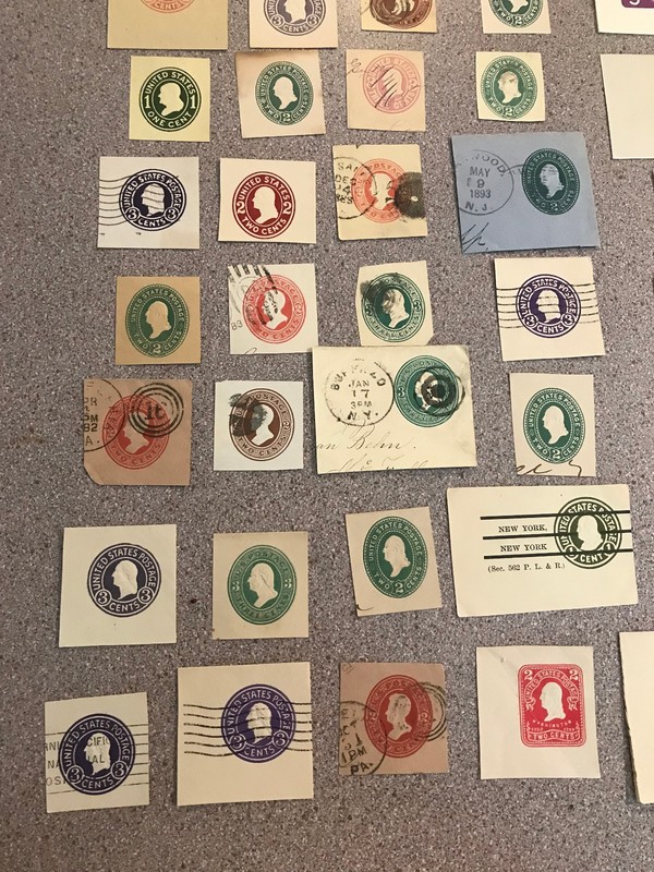 (165) ASSORTED CUT SQUARES UNSEARCHED