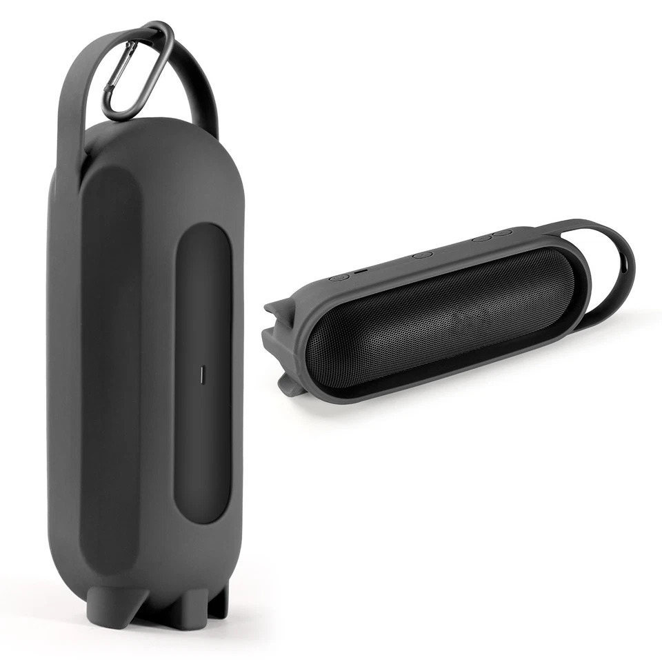 Funda protectora de silicona para altavoz portátil Beats Pill Bluetooth estuche de transporte # Foto 2 de 4