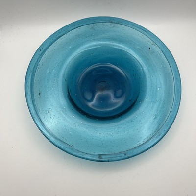 Türkisblau Handarbeit/Recycling Glas kleine Schmuckschale - MEHR ALS 1 VERFÜGBAR