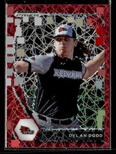 2021 Panini Prizm Draft Picks #PDP96 Dylan Dodd Red Velocity Prizm card