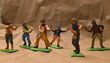 Britain's Ltd Deetail 6 Cowboy Bandits Gunslinger Robber Vintage England 1971