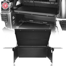 Safety Deck Enclosure Storage Cargo Carrier For 2015-2018 Jeep Wrangler Jk 4dr