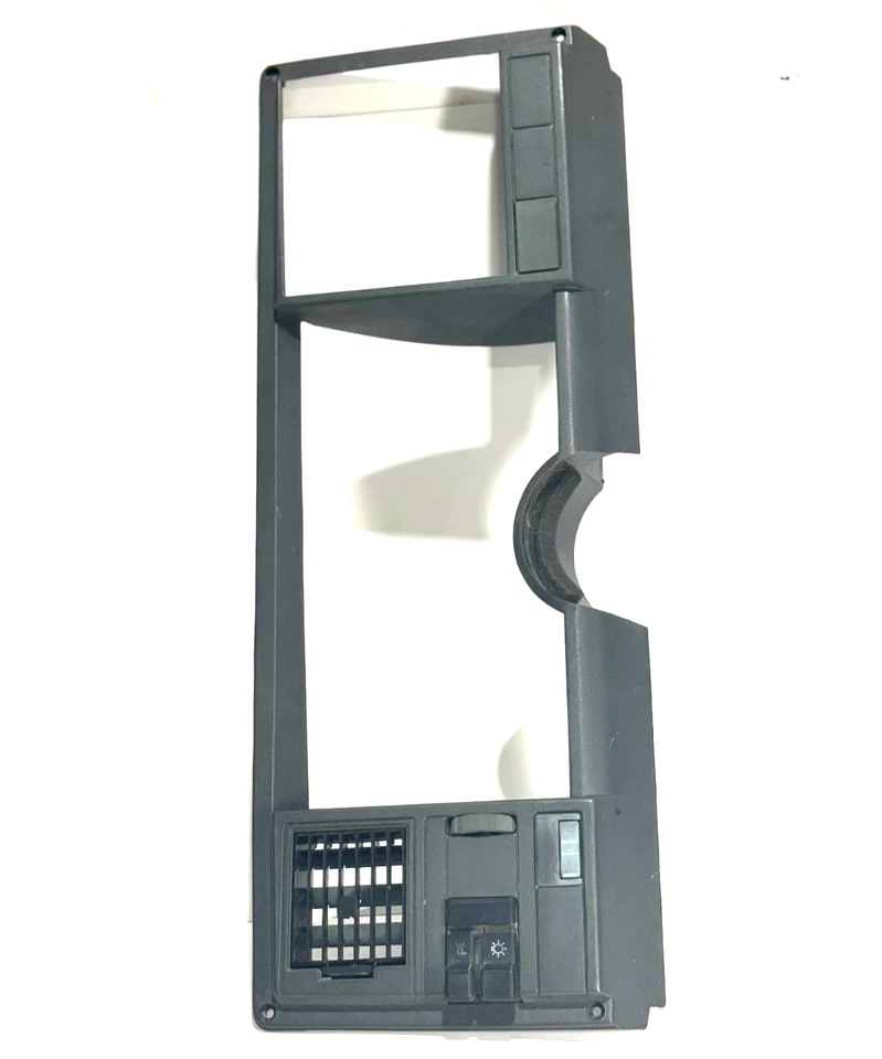 1988-1994 CHEVY/GMC C/K 1500 GAUGE CLUSTER SURROUND BEZEL W/ SWITCHES & VENT - Image 3 of 4