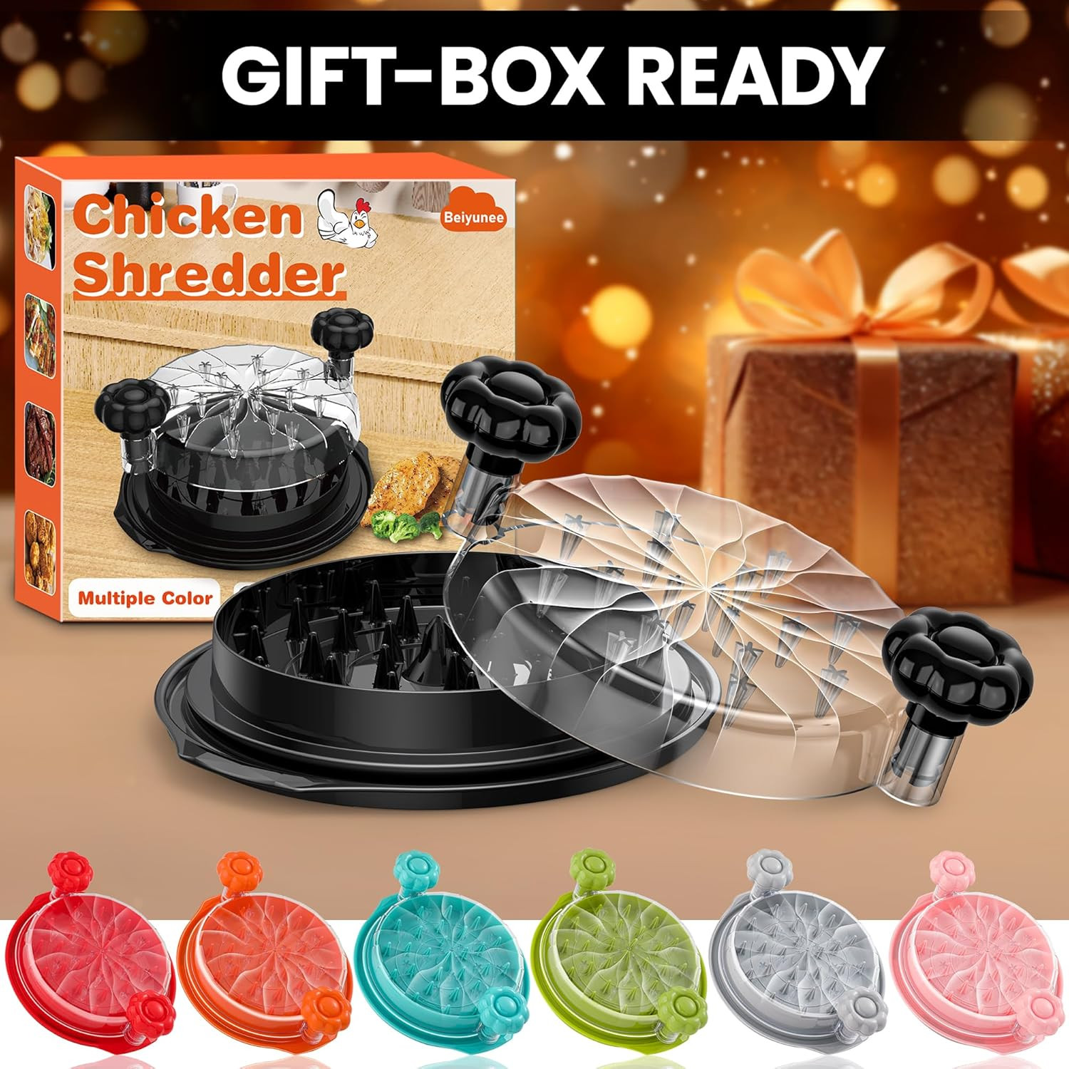 Chicken Shredder Tool Twist Large - 10'' Pro Meat Shredders for Chicken Breast,V