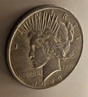 1923-P Peace Silver Dollar 90% $1 US Coin Circulated fine details Eagle Liberty
