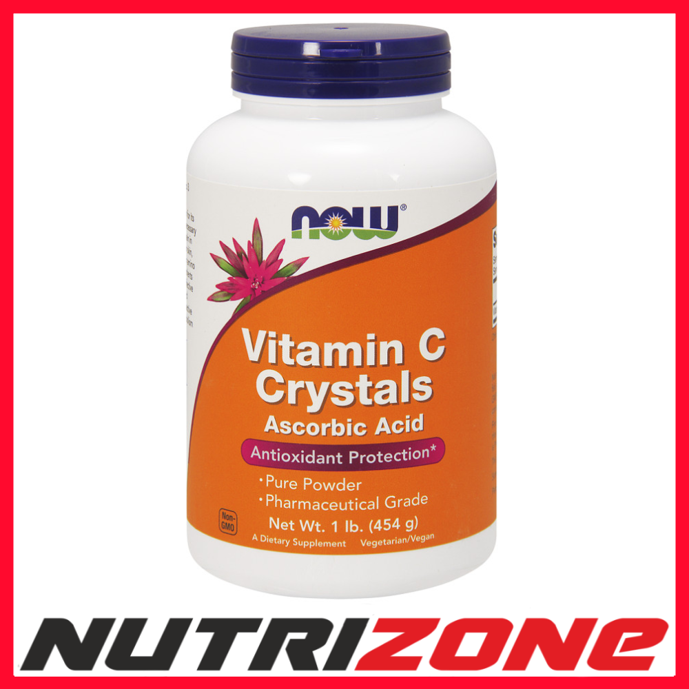 NOW Foods Vitamin C Crystals Antioxidant & Immune Support - 454 grams