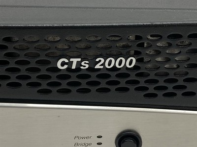 Crown CTs-2000 Two-Channel Power Amplifier w/ USP4-CN CobreNet