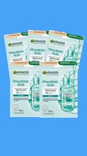 5X Garnier Hyaluronic Aloe Face Mask Dry And Sensitive Skin