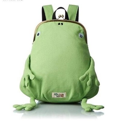 Frogmouth Mini Rucksack Gamaguchi Serie Fluke Frog Lime
