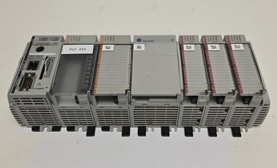 ALLEN BRADLEY COMPACTLOGIX PLC RACK 1769-L32E. 1769-ECR, 1769-PA4, 1769-IA16.
