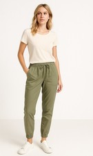 Banana Republic Women s Lyocell Jogger Pants Size Small Olive Green
