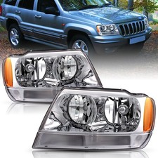 For 1999-2004 Jeep Grand Cherokee Chrome Ambe...