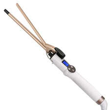 9mm Curling Iron Professional, 3/8 Inch Ceramic Tourmaline Curl Wand Barrel, Hai