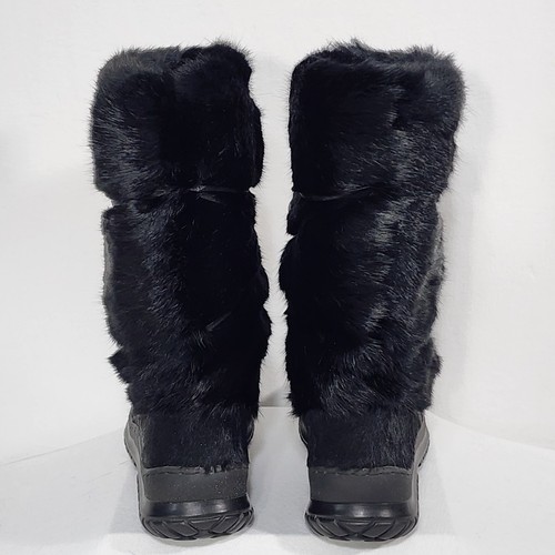 Oscar Botas Deportivas Italia Talla US 9 EU 41 Winna Piel Negra Pull-on Forro de Lana - Imagen 4 de 20