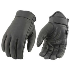 Milwaukee Leather 7522 Men's Leather Waterproof Cruiser Motorcycle Rider Gloves