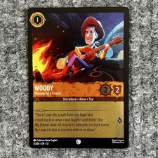 Disney Lorcana Wilds Unknown Woody Waiting for a Friend 3/204 Common Foil