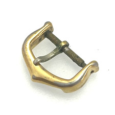 Vintage Cartier 14mm Watch Pin Buckle Gold Tone Replacement Part Genuine#473B