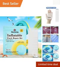 Air Mattress Patch Kit, Inflatable Patch Repair Kit, Waterproof TPU Pool Repair